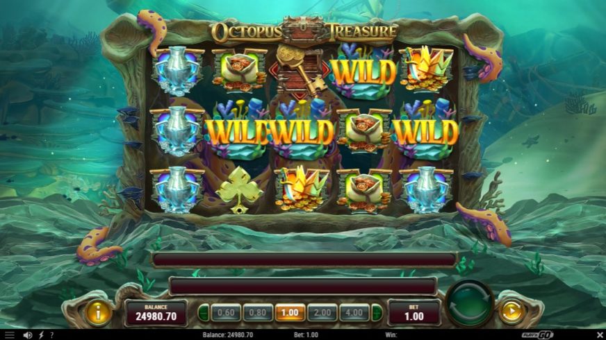 Octopus Treasure slot screen 3