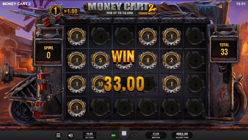 Money Cart 2 slot screen 3