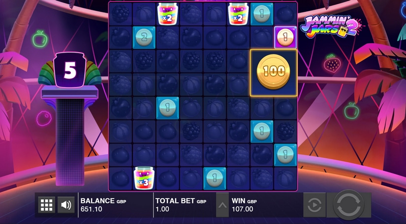 Jammin’ Jars 2 slot screen 2