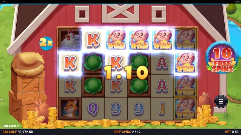 Oink Farm 2 slot screen 5