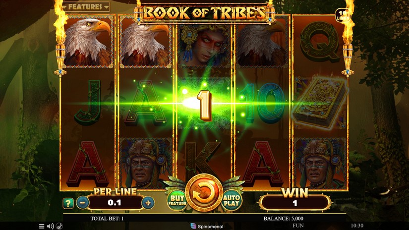 Book Of Tribes slot screen 2
