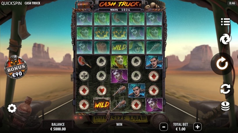 Cash Truck slot screen 1