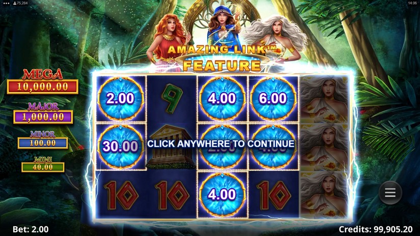 Amazing Link Fates slot screen 4