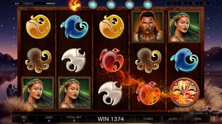 Tribe slot screen 1