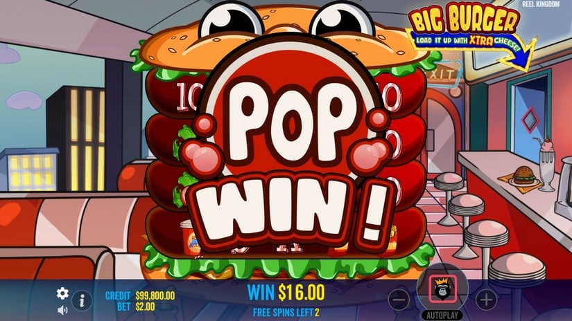 Big Burger Load it up with Extra Cheese slot screen 6