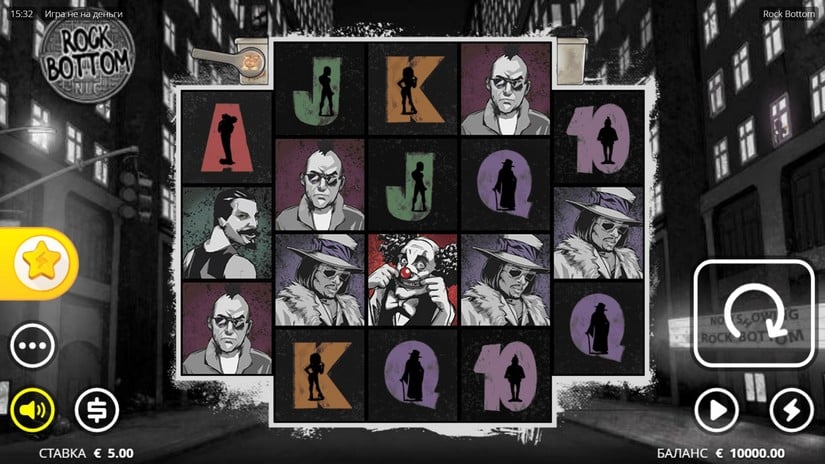 Rock Bottom slot screen 1