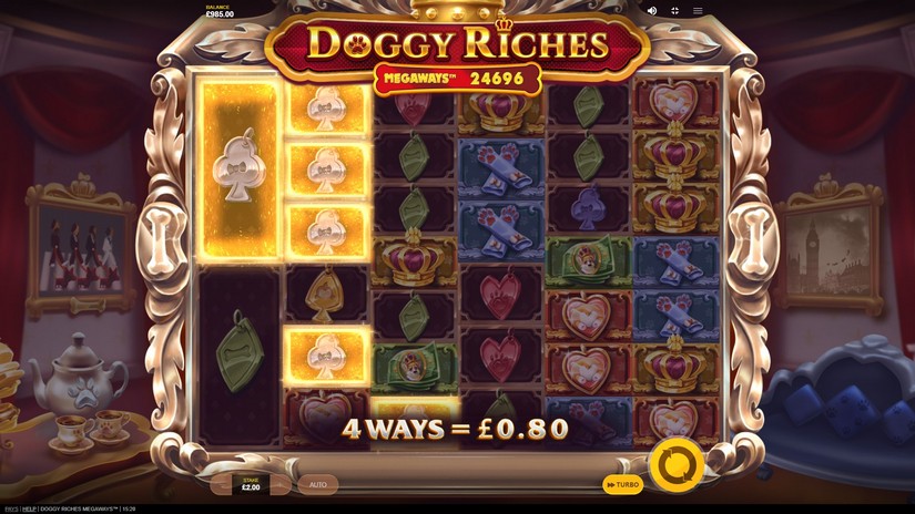 Doggy Riches Megaways slot screen 2