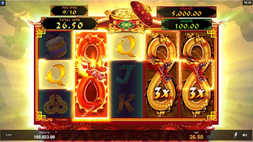 Long Mu Fortunes slot screen 5