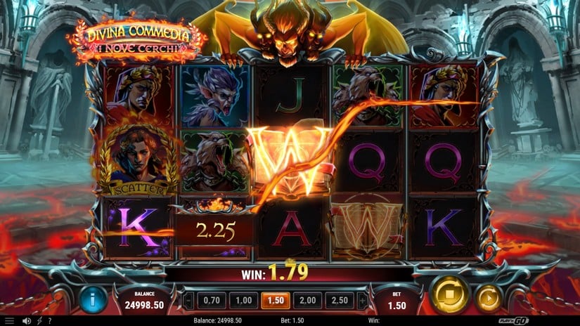 Divina Commedia I Nove Cerchi slot screen 2