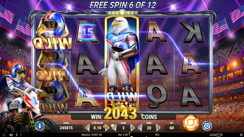 USA Flip slot screen 6