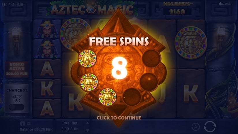 Aztec Magic Megaways slot screen 4
