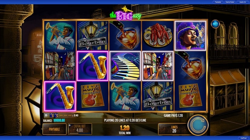 The Big Easy slot screen 3