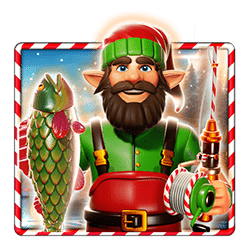 Wild Symbol of Big Bass Christmas Bash Slot
