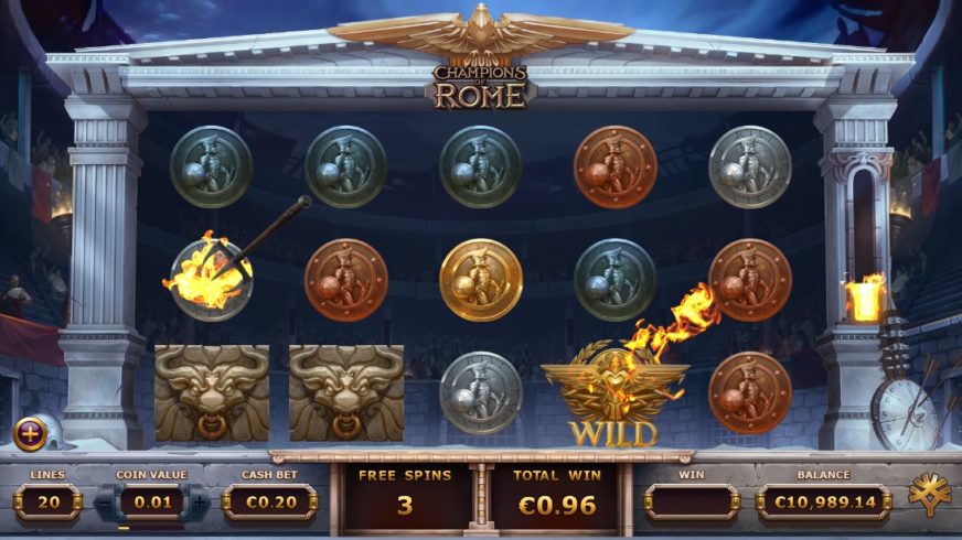 Champions of Rome slot screen 8