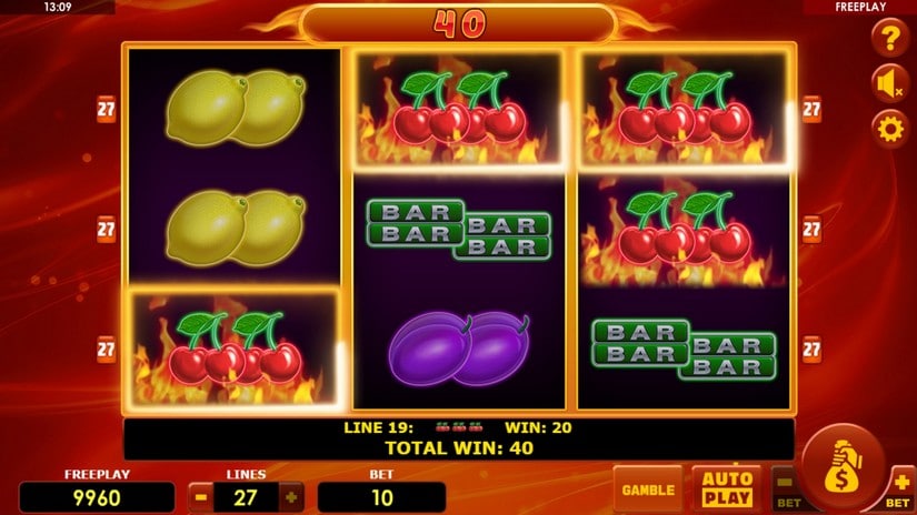Hot Fruits 27 slot screen 2