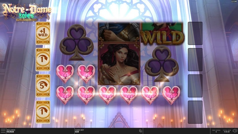 Notre-Dame Tales GigaBlox slot screen 6