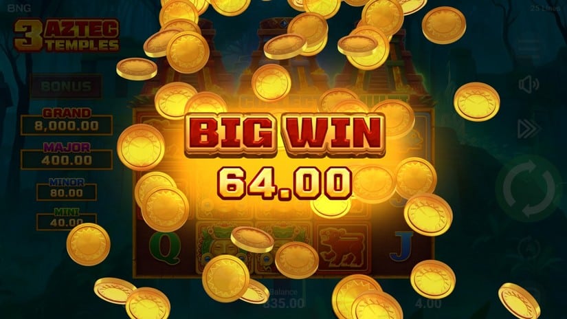 3 Aztec Temples slot screen 4
