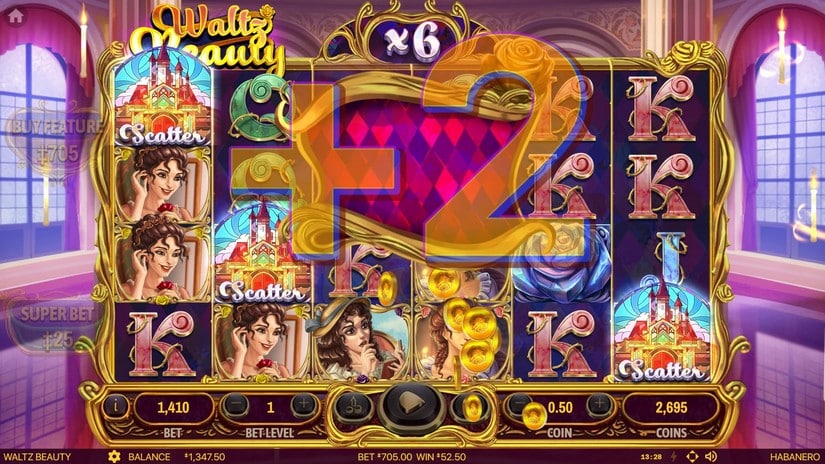 Waltz Beauty slot screen 5