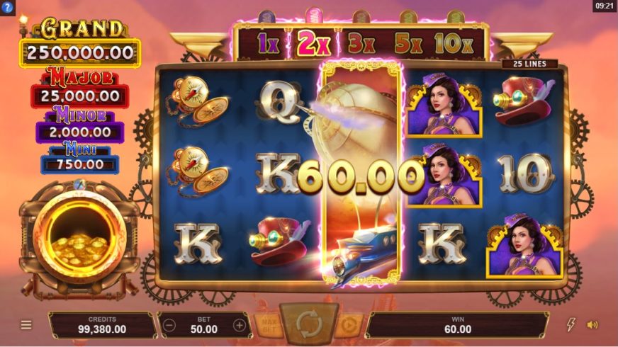 Noble Sky slot screen 2