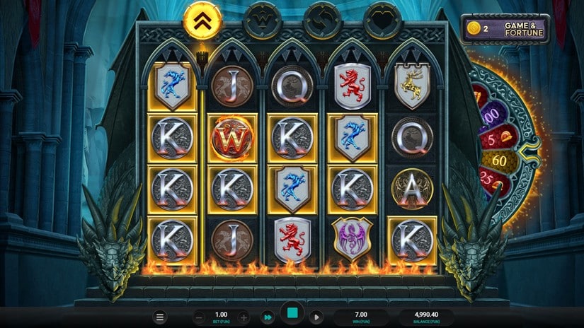 Temple of Fury Dream Drop slot screen 4