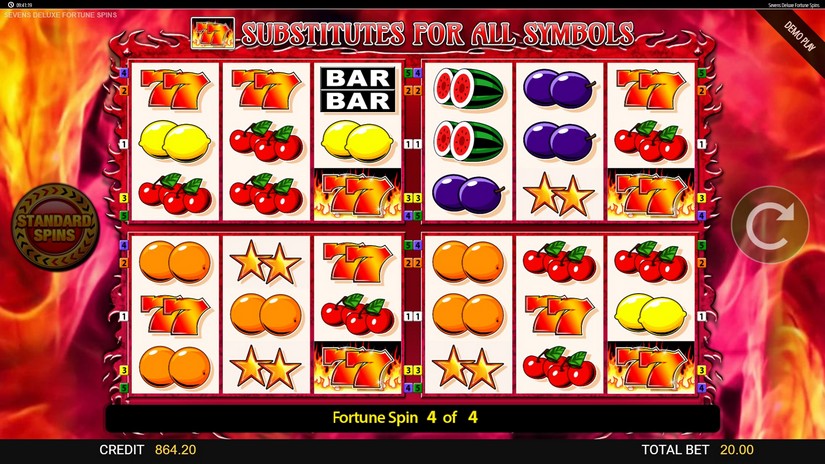 7’s Deluxe Fortune Spins slot screen 4