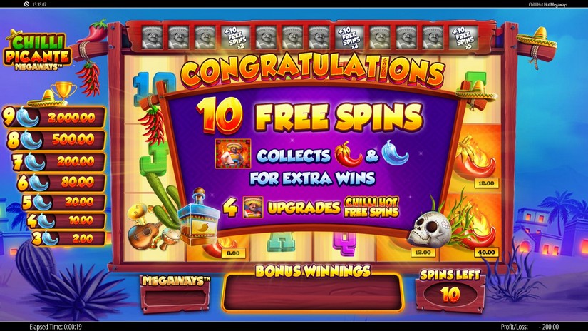 Chilli Picante Megaways slot screen 4