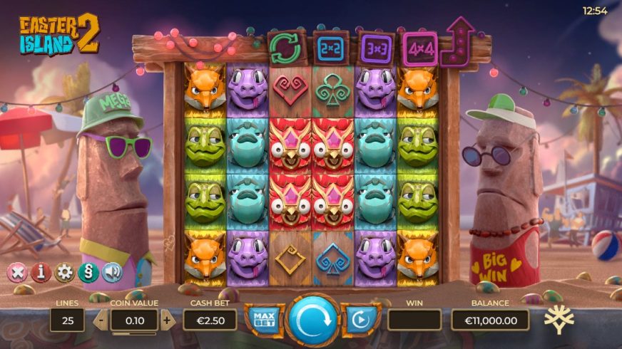 Easter Island 2 slot screen 1