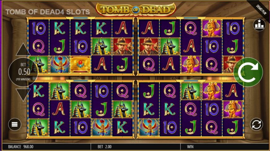 Tomb of Dead Power 4 Slots slot screen 1