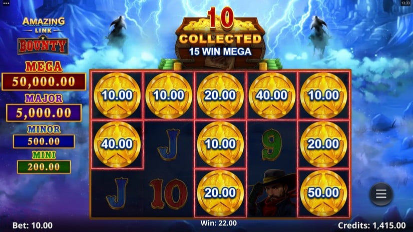 Amazing Link Bounty slot screen 5