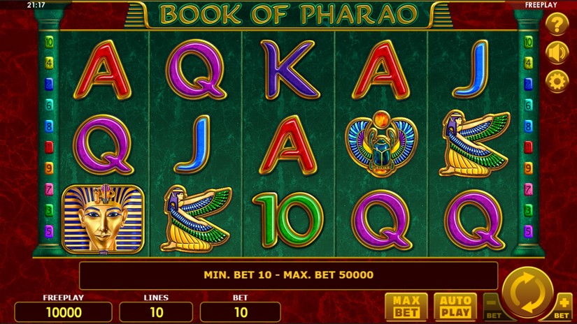Book Of Pharao slot screen 1