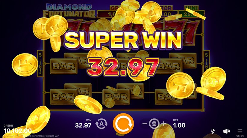 Diamond Fortunator: Hold and Win slot screen 3