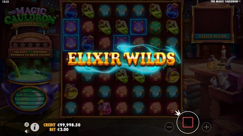 The Magic Cauldron – Enchanted Brew slot screen 3