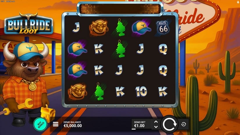 Bullride Loot slot screen 1