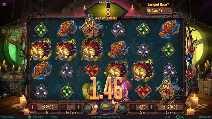 Baba Yaga slot screen 3
