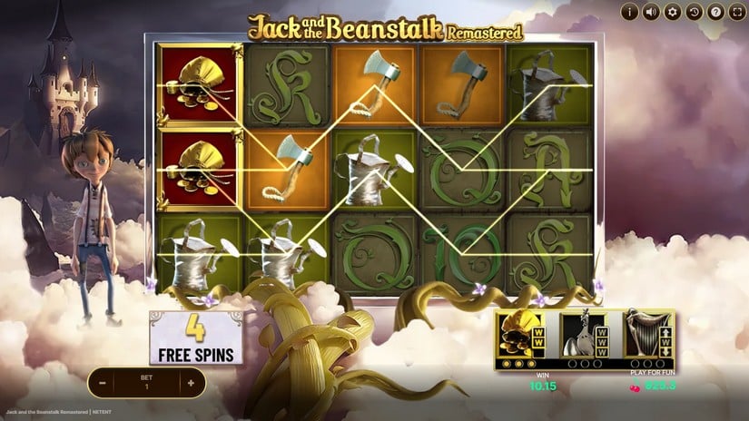 Jack and the Beanstalk Remastered slot screen 5
