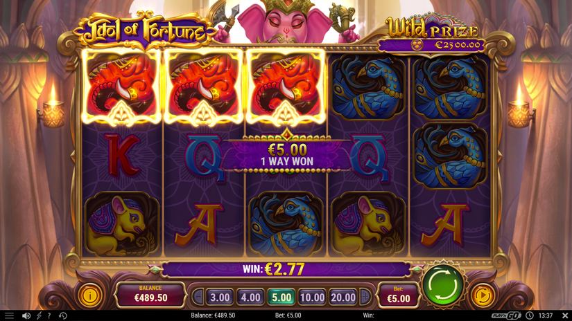 Idol of Fortune slot screen 6