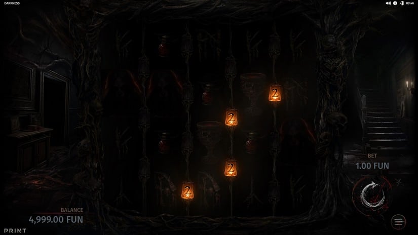 Darkness slot screen 1