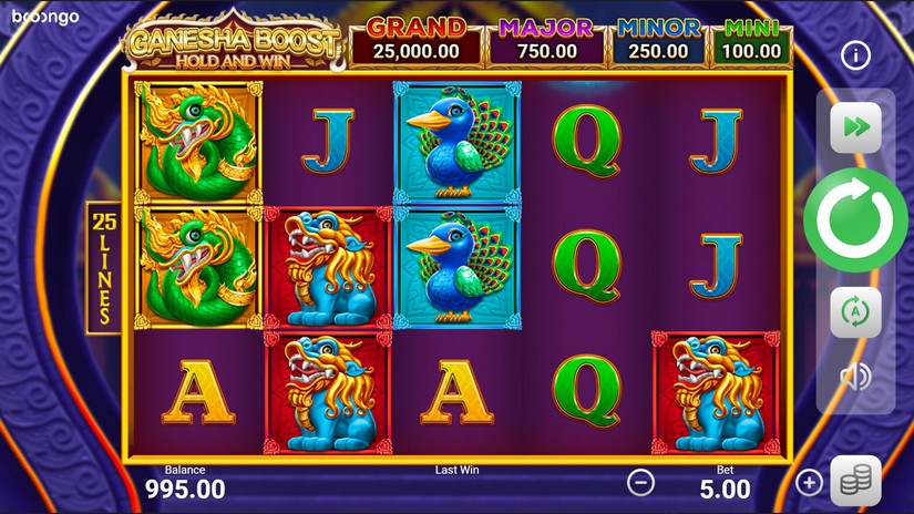 Ganesha Boost Hold and Win slot screen 1
