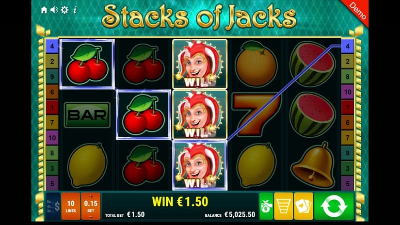 Stacks of Jacks slot screen 4