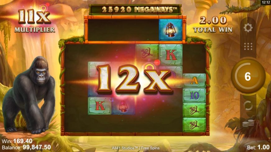 Forgotten Island Megaways slot screen 3
