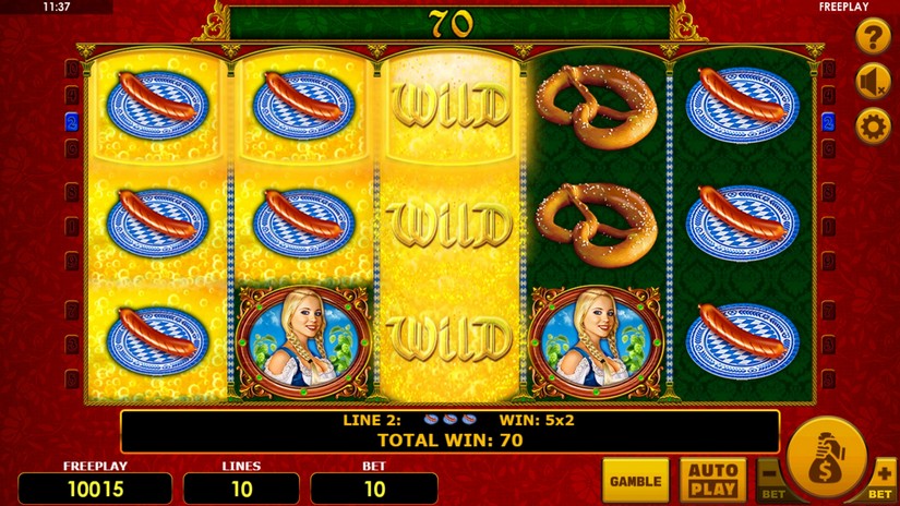 Oktoberfest slot screen 5