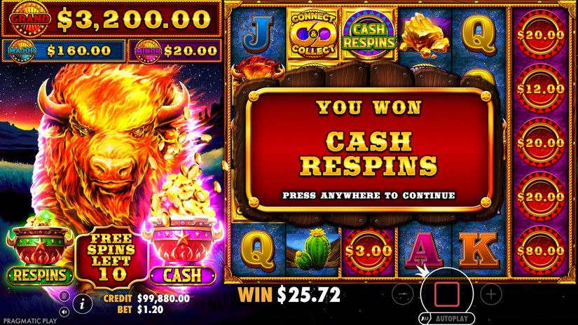 Fire Stampede Ultimate slot screen 5
