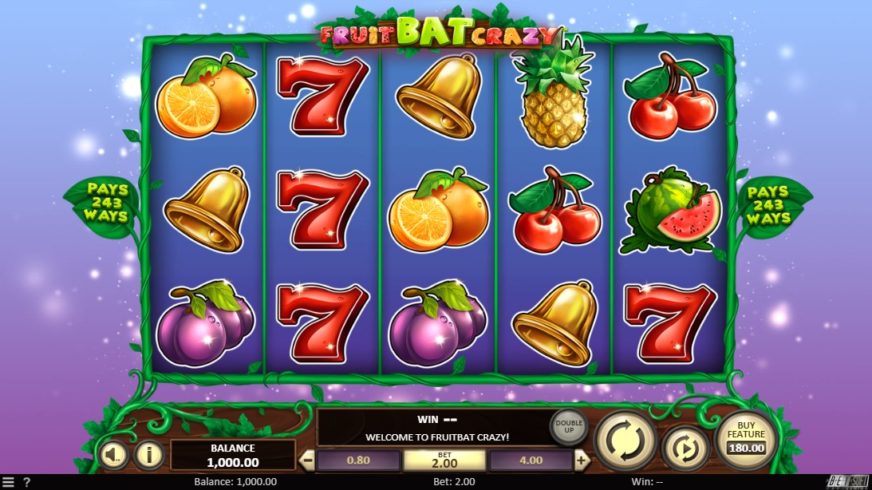 Fruit Bat Crazy slot screen 1