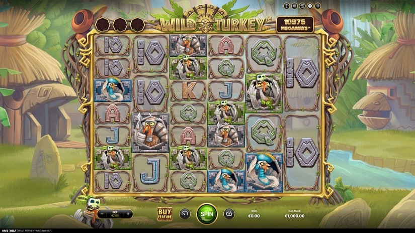 Wild Turkey Megaways slot screen 1