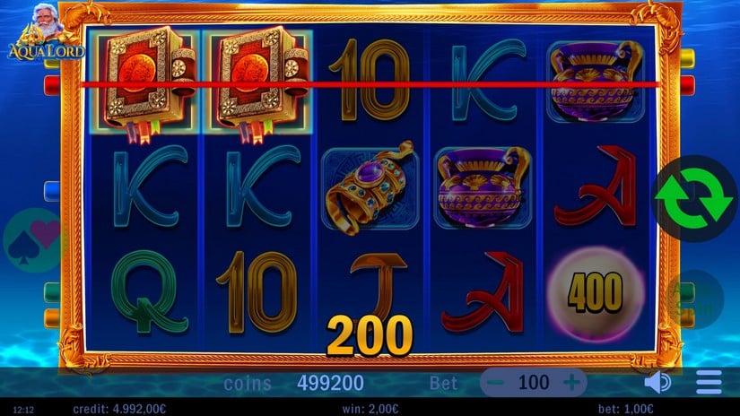 Aqua Lord slot screen 2