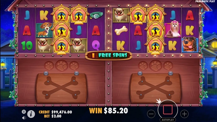 The Dog House Multihold slot screen 6