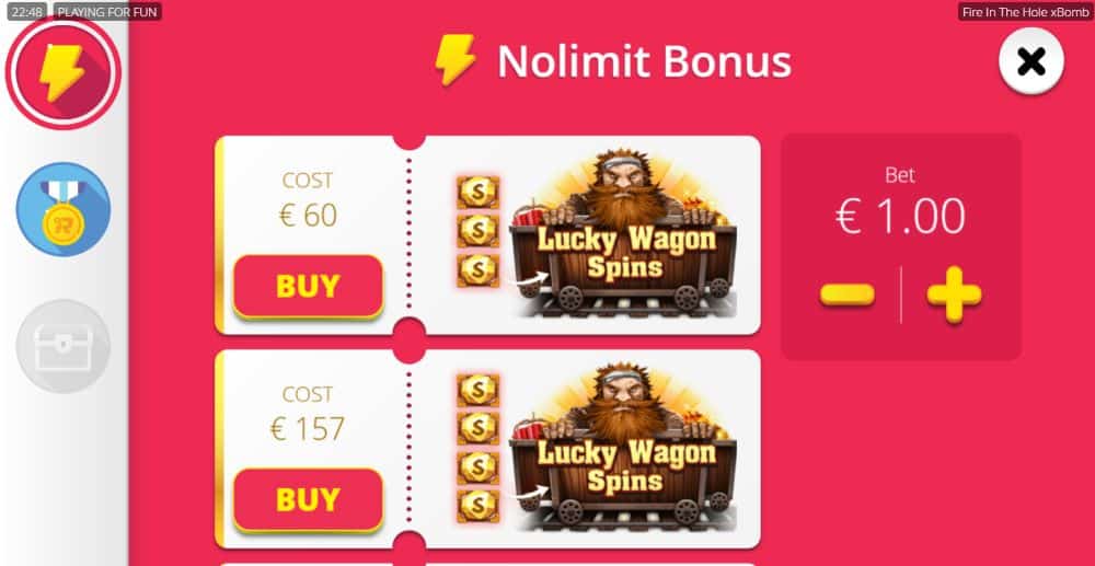 Fire in the Hole bonus buy