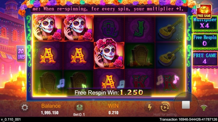 Bone Fortune slot screen 5