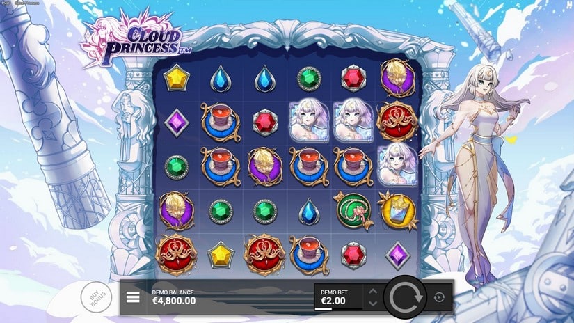 Cloud Princess slot screen 2