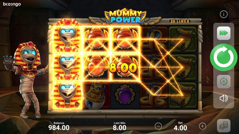 Mummy Power slot screen 3